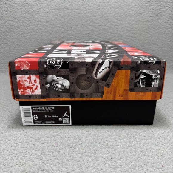 Jordan 10 Mens 9 Shoes Grey Black Shadow Nike Air Retro OG 2025 Sneakers - Picture 8 of 9